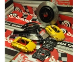 本田奧德賽歌詩圖改裝BREMBO F50大四活塞剎車卡鉗大大提高剎車制動力